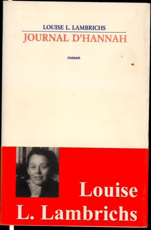 Journal d'Hannah Louise Lambrichs, Boeken, Romans, Gelezen, Europa overig, Ophalen of Verzenden