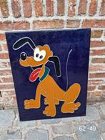 vintage muurdecoratie Pluto, Ophalen of Verzenden, Goofy of Pluto
