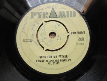 Pyramid ska  Rolando Alphonso   Song For My Father  3 prong, Single, Utilisé, 7 pouces, R&B et Soul
