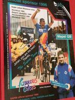 Wielerposter 1996 mapei johan museeuw signe, Verzenden, Zo goed als nieuw