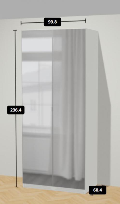 Ikea PAX kast 236x100x60, Huis en Inrichting, Kasten | Kleerkasten, Gebruikt, 200 cm of meer, 50 tot 100 cm, 50 tot 75 cm, Ophalen