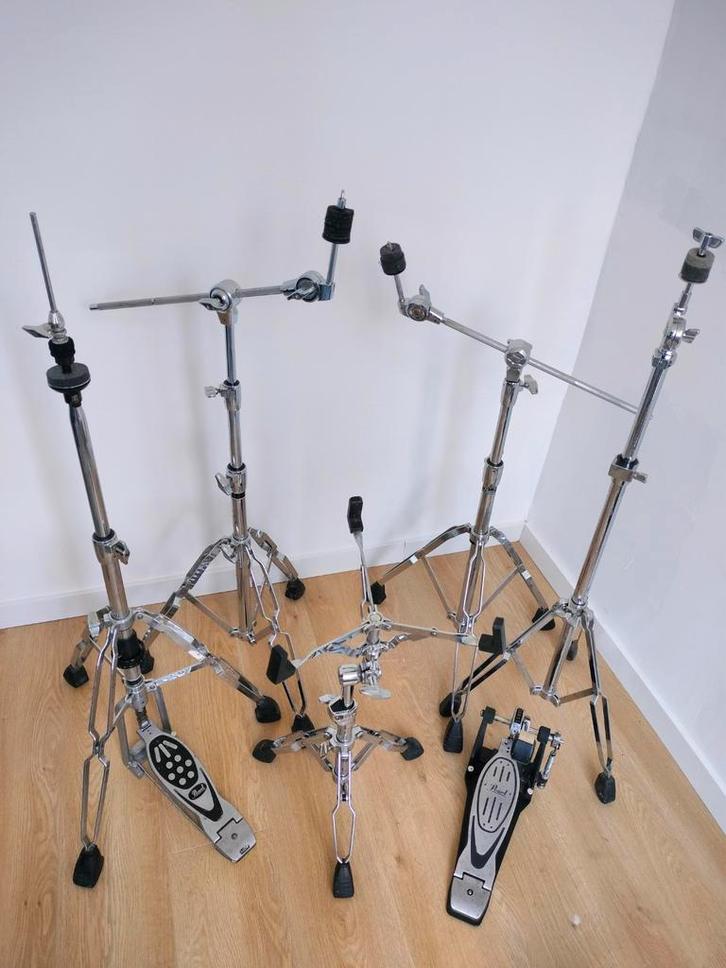 Set Pearl hardware, Musique & Instruments, Batteries & Percussions, Pearl, Enlèvement
