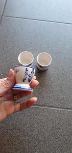 3x eierdopjes met stempel, Diversen, Ophalen of Verzenden, Gebruikt