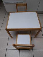 kindertafeltje en twee stoeletjes ikea, Kinderen en Baby's, Ophalen, Gebruikt, Tafel(s) en Stoel(en)