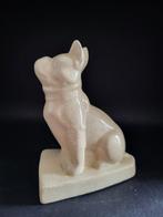 Art deco beeldje hond Bossu boch bel, Ophalen of Verzenden