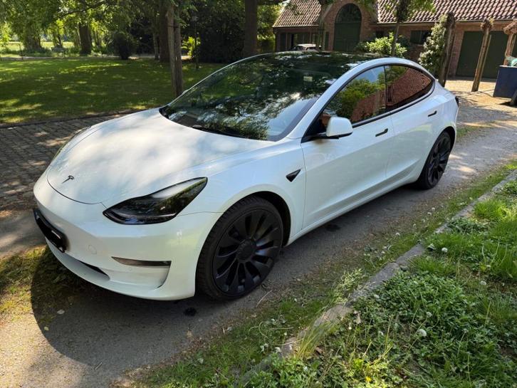 Tesla Model 3 performance (2021) - AWD - 513pk, Auto's, Tesla, Particulier, Model 3, 360° camera, 4x4, ABS, Achteruitrijcamera
