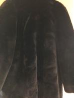 Nepbont mantel zwart, Kleding | Dames, Claude arielle, Ophalen of Verzenden, Zo goed als nieuw, Maat 46/48 (XL) of groter