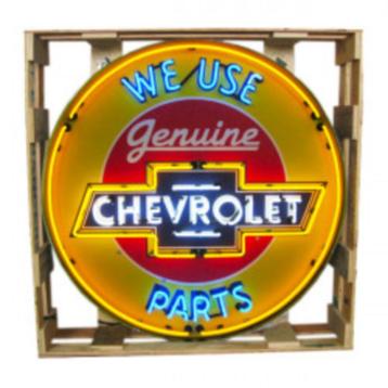 Chevrolet XL neon en veel andere showroom USA garage neons