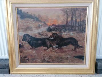 Tableau chiens, Enlèvement