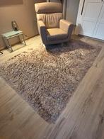 Tapis à poil long 160x235cm, Ophalen, Gebruikt, Bruin, 150 tot 200 cm