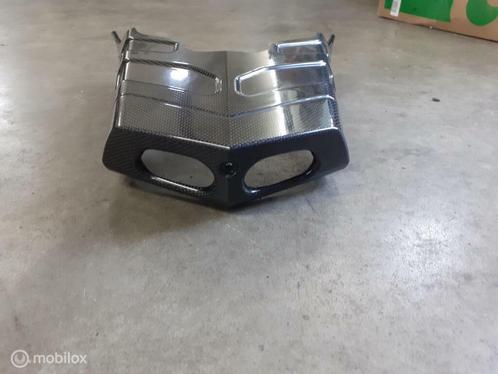 Carbon kap afdekkap uitlaat uitlaatdemper 749 999, Motoren, Onderdelen | Ducati, Gebruikt, Ophalen of Verzenden