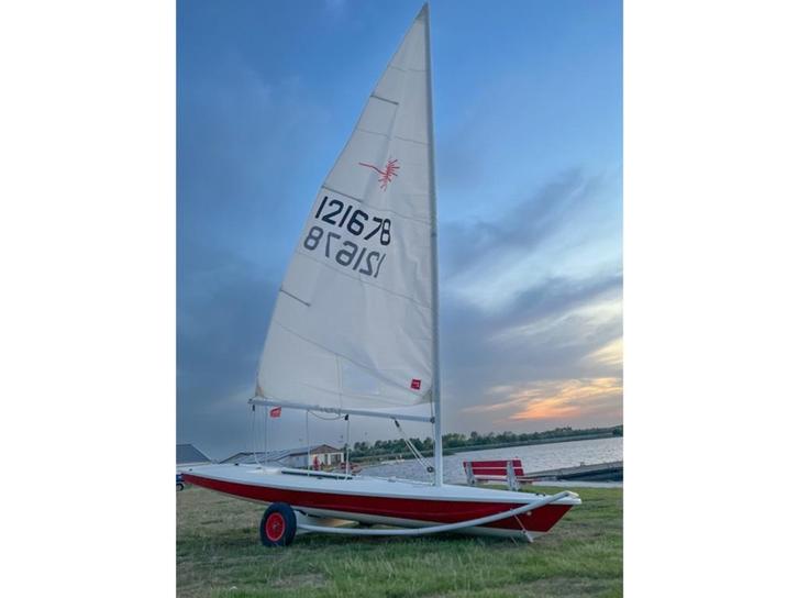 Laser standard (ILCA 7) Special Edition, Watersport en Boten, Open zeilboten, Zo goed als nieuw, Laser, 3 tot 6 meter, Polyester