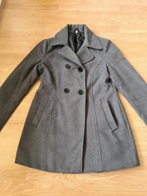 Winterjas - antracite - maat 40, Kleding | Dames, Jassen | Winter, Zo goed als nieuw, Maat 38/40 (M), Grijs, Verzenden