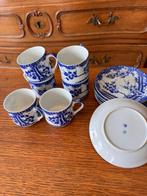 Blauw-wit porseleinen koffieservies, Ophalen