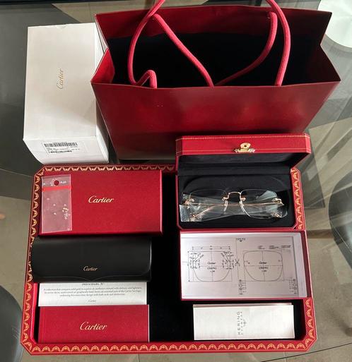 Cartier 18 Karaat Herenbril, Bijoux, Sacs & Beauté, Lunettes de Soleil & Lunettes | Hommes, Neuf, Lunettes, Autres marques, Autres couleurs