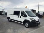 peugeot boxer l3h2 165pk 2019 dubbel/cabine full/option, Auto's, Voorwielaandrijving, Stof, Euro 6, 4 cilinders