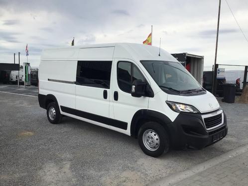 peugeot boxer l3h2 165pk 2019 dubbel/cabine full/option, Auto's, Bestelwagens en Lichte vracht, Bedrijf, Te koop, ABS, Achteruitrijcamera