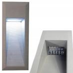 Inbouwlamp met 15 LED’s – Aluminium – IP44 – Lichtgrijs, Minder dan 50 watt, Waterbestendig, Ophalen of Verzenden, Netvoeding
