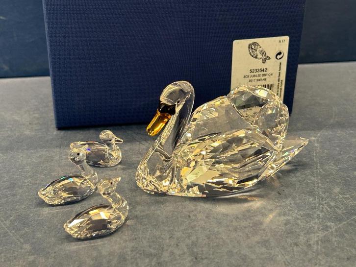 Swarovski SCS Gelimiteerde Editie 2017 Zwanen, Verzamelen, Swarovski, Nieuw, Figuurtje, Ophalen of Verzenden