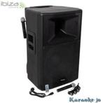 IBIZA RX18A-BT Mobiel Geluid-systeem 18 inch 1000 Watt, Audio, Tv en Foto, Luidsprekerboxen, Ophalen of Verzenden, Nieuw, Overige typen
