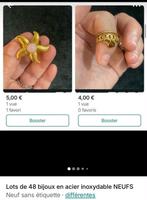 Gros lot de 48 bijoux (vide dressing, brocantes...), Enlèvement ou Envoi, Neuf