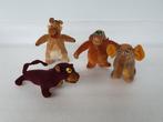 Set van 4 vintage knuffeldieren Jungle Book (Walt Disney), Verzamelen, Ophalen of Verzenden, Leeuwenkoning of Jungle Boek, Gebruikt