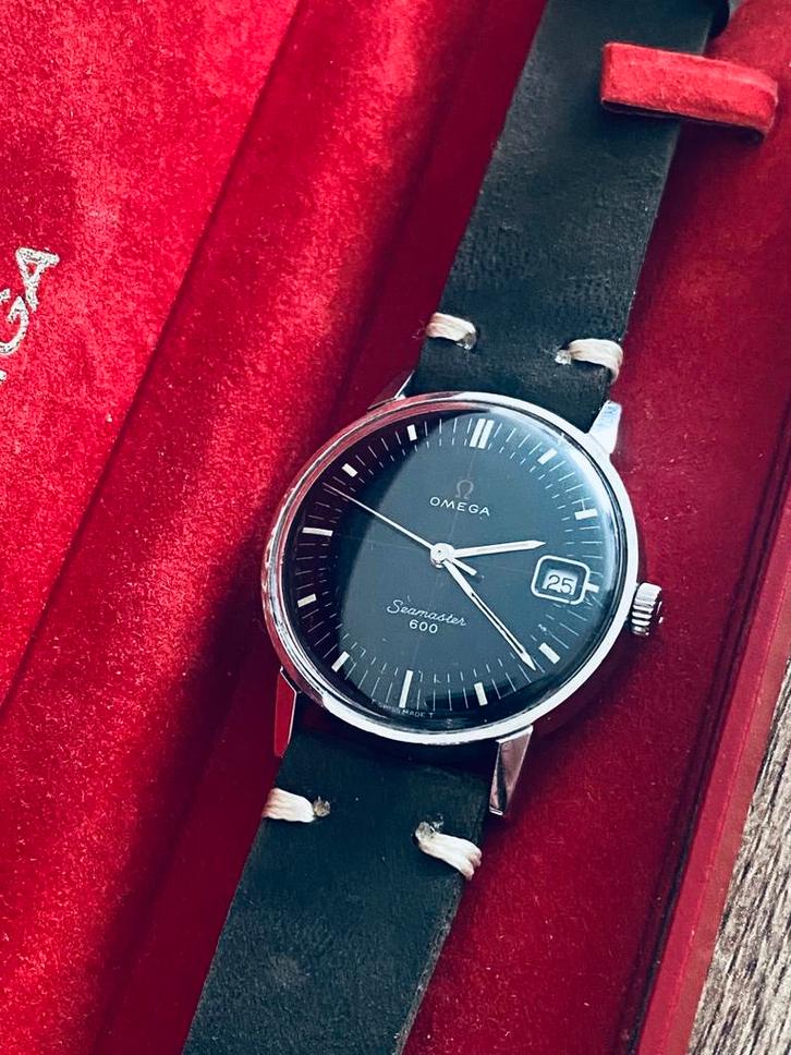 Omega Seamaster 600 Technical Crosshair Dial (ZELDZAAM), Handtassen en Accessoires, Horloges | Heren, Gebruikt, Polshorloge, Omega
