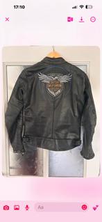 HARLEY LEREN JAS MAAT M, Motoren, Ophalen of Verzenden, Zo goed als nieuw