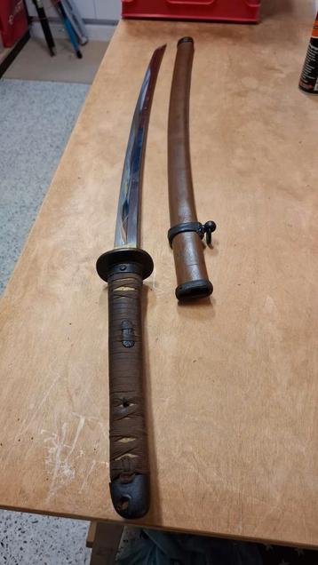 Militaria - Katana - getekend beschikbaar voor biedingen