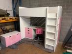 IKEA hoogslaper met bureau ; ladekast kleerkast en koffer, Kinderen en Baby's, Gebruikt, Hoogslaper, Ophalen