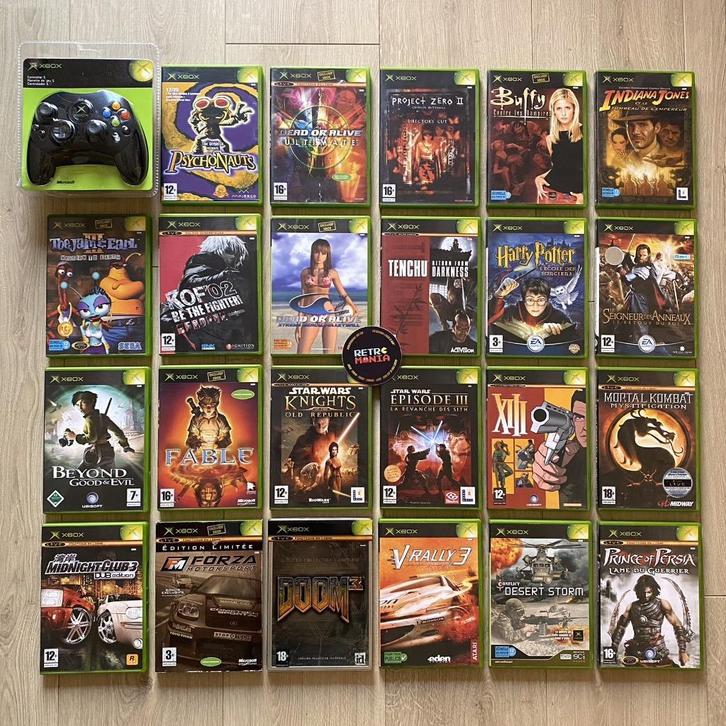 Xbox-games + Xbox Controller S (nieuw), Games en Spelcomputers, Games | Xbox Original, Zo goed als nieuw, Ophalen of Verzenden
