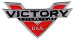 Victory Motorcycles USA stoffen opstrijk patch embleem #2, Motoren, Verzenden, Nieuw