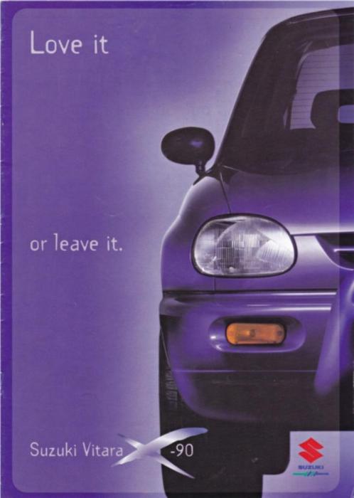 Brochure Suzuki Vitara X-90 01-1996 DUITSLAND, Livres, Autos | Brochures & Magazines, Utilisé, Autres marques, Enlèvement ou Envoi