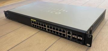 Cisco SG350-28 schakelaar beschikbaar voor biedingen