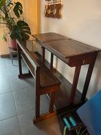 Antieke lessenaar, Gebruikt, 50 tot 100 cm, Rechthoekig, Overige houtsoorten