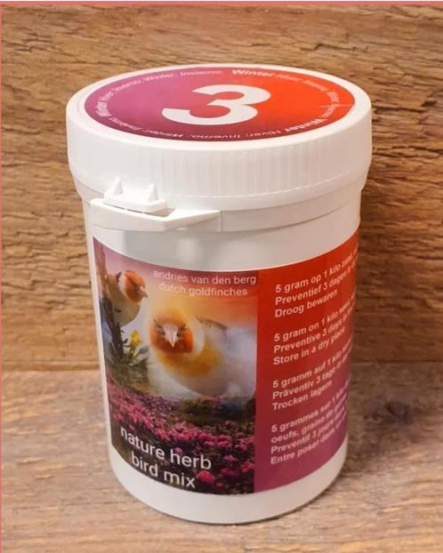 Nature Herb Bird Mix 150 Grammes No 3 (période hivernale), Animaux & Accessoires, Oiseaux | Accessoires, Enlèvement ou Envoi