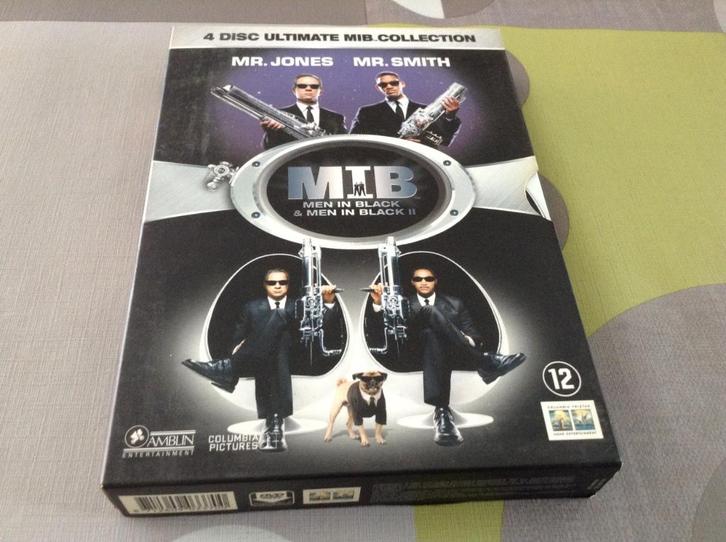 Men in Black DVD box (2002) (4 disc's), Cd's en Dvd's, Dvd's | Science Fiction en Fantasy, Zo goed als nieuw, Science Fiction