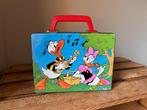 Lunchbox opbergdoos in blik Disney Donald vintage retro, Verzamelen, Ophalen of Verzenden, Donald Duck, Gebruikt, Tas, Koffer of Zak