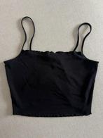 Crop top H&M taille M, Vêtements | Femmes, Tops, Comme neuf, Noir, Taille 38/40 (M), Sans manches