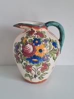 handgeschilderde vaas, karaf, kruik - gesigneerd 'RIGO', Antiek en Kunst, Ophalen of Verzenden