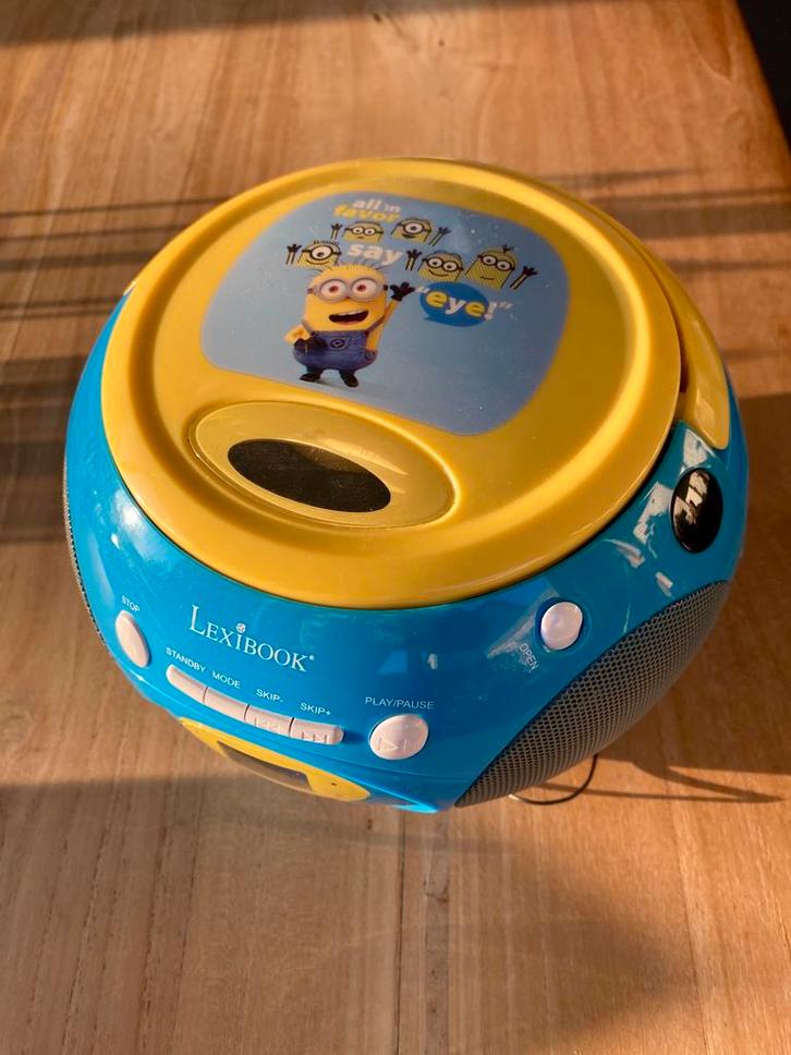 Lexibook rcd102 Cd/aux/radiospeler minions, Audio, Tv en Foto, Cd-spelers, Zo goed als nieuw, Draagbaar, Met radio, Ophalen of Verzenden
