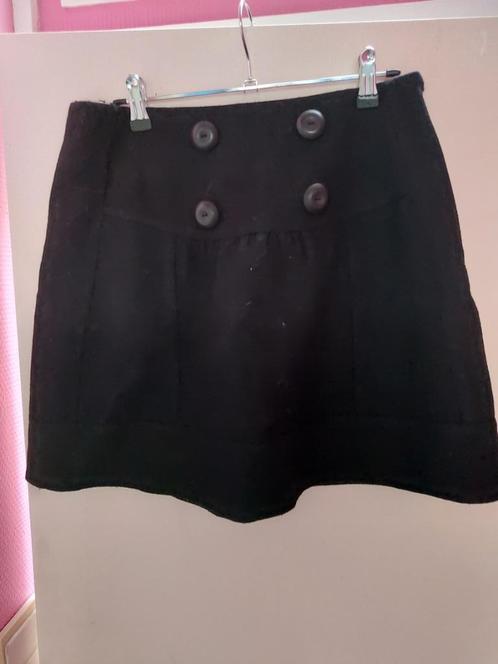 À VENDRE JUPE NOIRE TAILLE 40/42 ..., Kleding | Dames, Rokken, Gedragen, Maat 42/44 (L), Zwart, Boven de knie, Ophalen