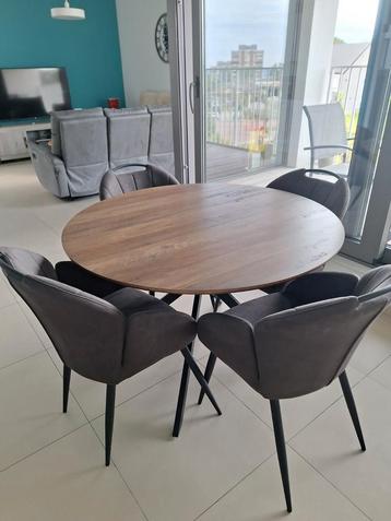 Table ronde, Maison & Meubles, Tables | Tables à manger, Enlèvement, Comme neuf
