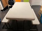 Kinder-tafel met 2 bankjes, Ophalen, Gebruikt