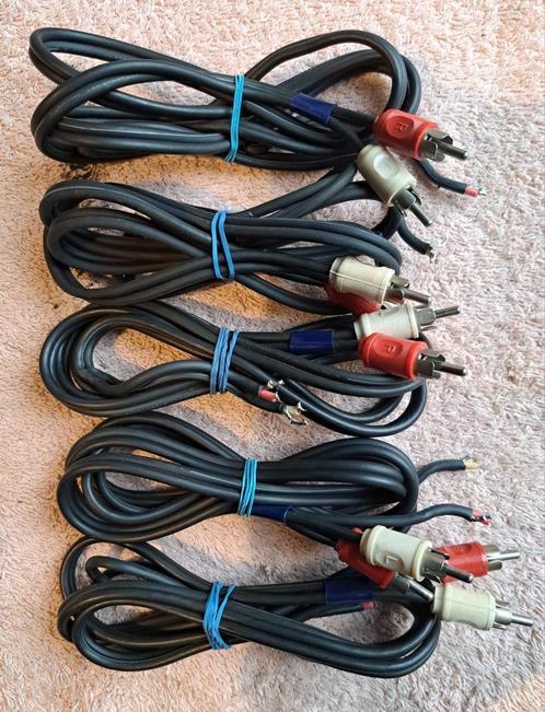 Lot originele Technics RCA-phonokabel, Audio, Tv en Foto, Platenspelers, Gebruikt, Platenspeler-onderdeel, Technics, Ophalen of Verzenden