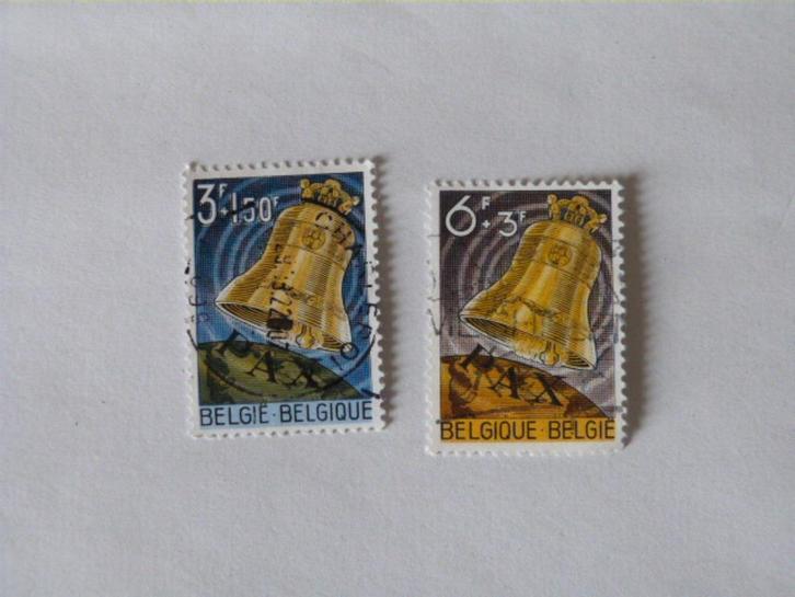 België gestempeld nr. 1241/42, Postzegels en Munten, Postzegels | Europa | België, Gestempeld, Gestempeld, Ophalen of Verzenden