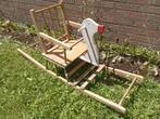 vintage houten schommelstoel, Ophalen, Gebruikt