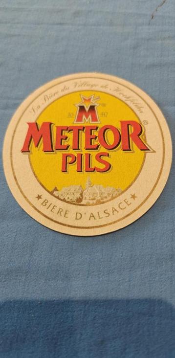 bierviltje Meteor pils  Bierre d'alsace  beschikbaar voor biedingen