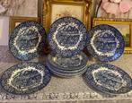 Royal Tudor Ware W N Mellor 17th Century England Blue & Whit, Antiek en Kunst, Ophalen