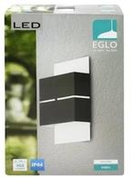 Eglo – LED Buitenlamp –  Antraciet/wit - modern, Staal, Wandlamp, Ophalen of Verzenden, Led